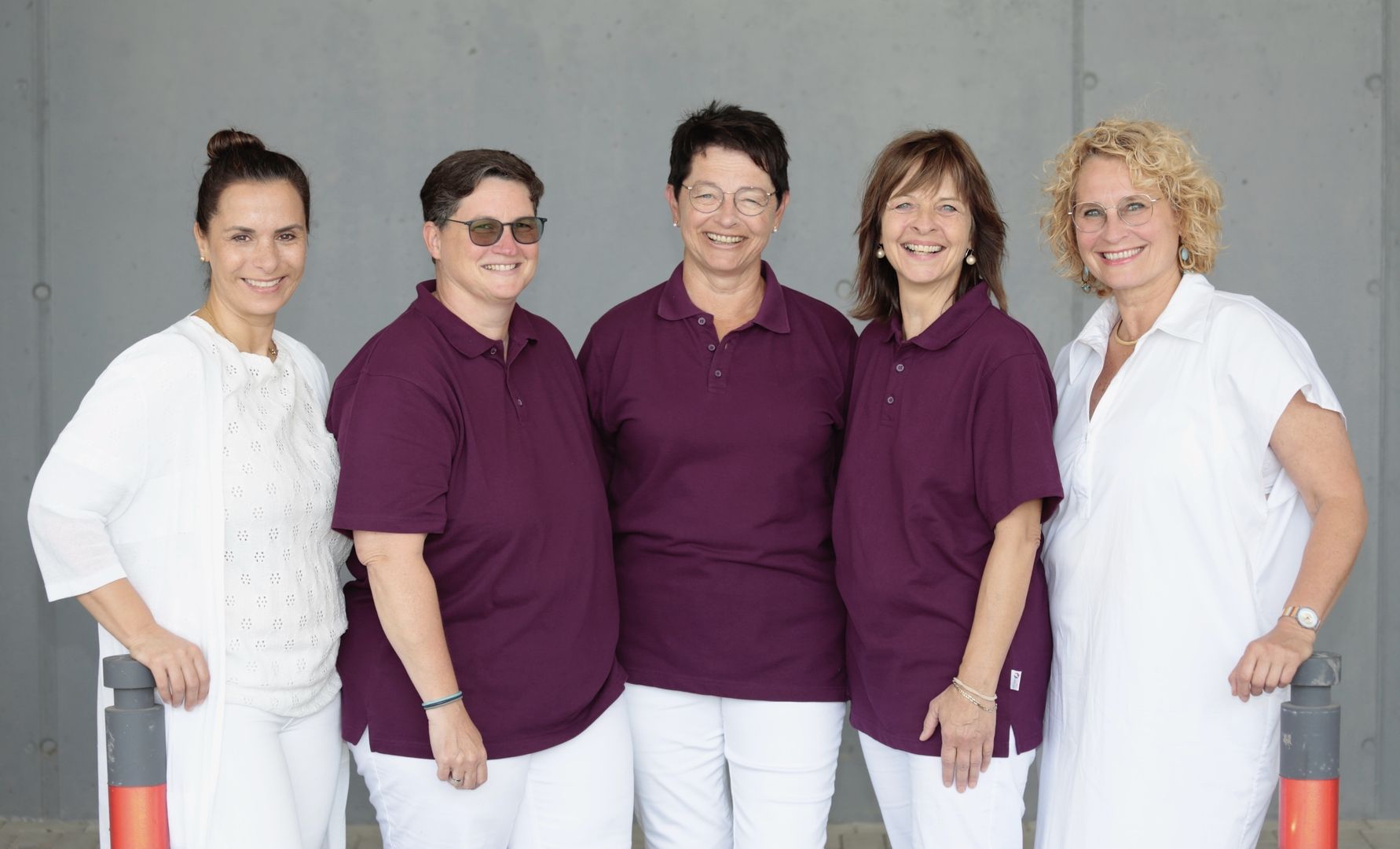 Unser Team (von links: Özlem Sohrabi, Sandra Dämon, Christina Weimer, Bettina Scheld-Geddert, Sabine Hargarter-Kornder)
